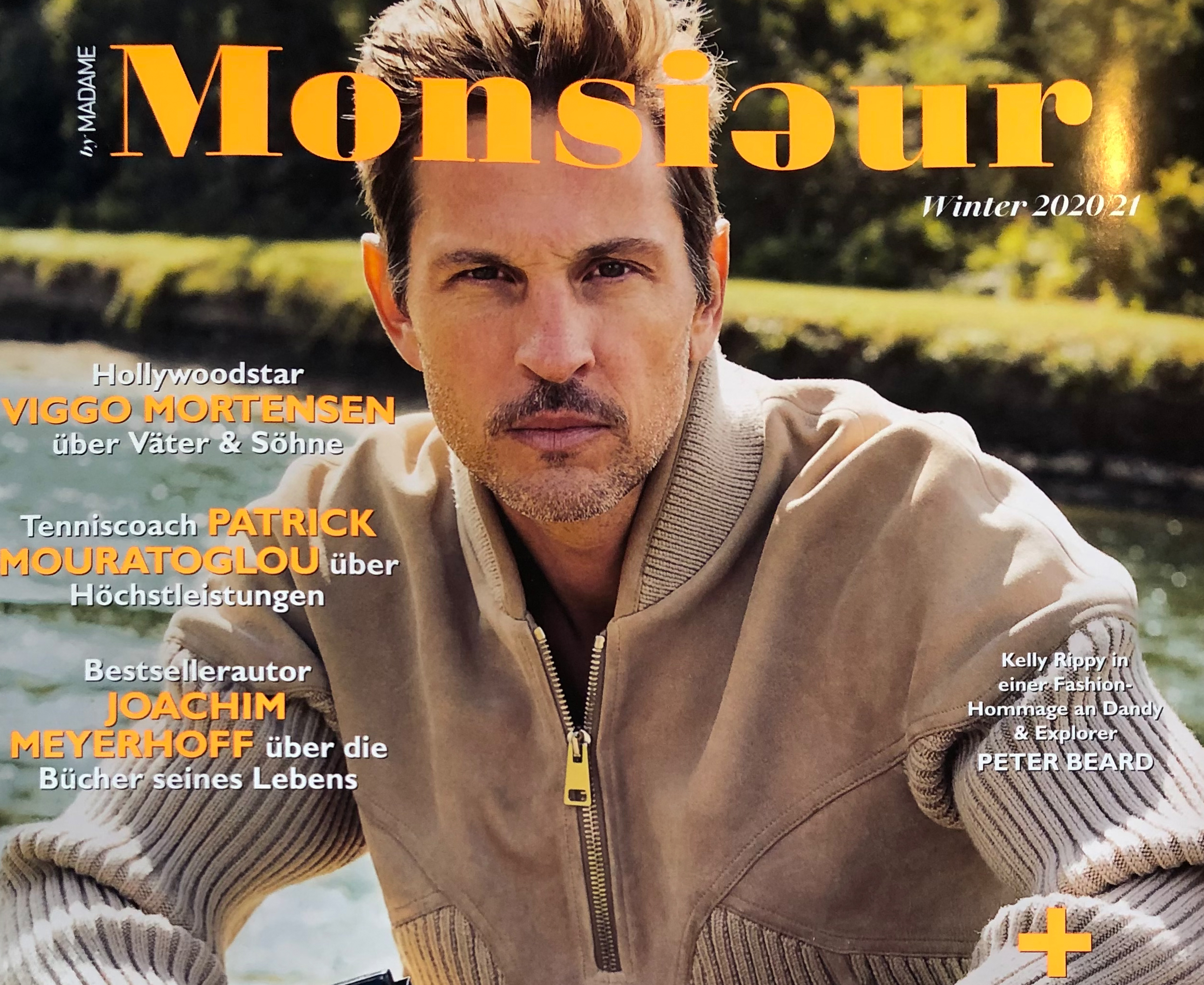 Wolfram Winter im Magazin Monsieur … mit einem Jäger im Revier