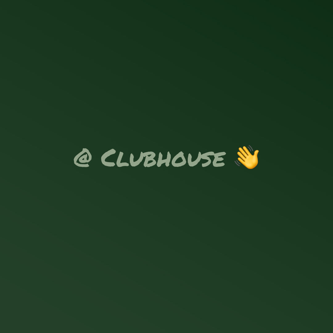 #3winters auf #clubhouseapp